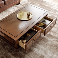Combination Living Room Guest Luxury Coffee Table Small Apartment Simple Light Wood Furniture TV Cab