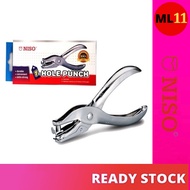 NISO One Hole Puncher (6mm) Ticket Puncher Circle Metal Single Hand Held Hole Punch NS1101