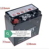 Atv utv 200cc battery Skl ATV motor sport battery 12N9 MF 71010 Tong Yong Battery Co Ltd 133mm x 138