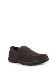 Sepatu Pria Original Timberland Edgemont Moc Toe Slip On -Dark Brown