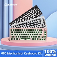 [Authentic]TM680 Hot Swap Single Mode Wired Mechanical Keyboard 3/5 Pins RGB Light Wired Kit