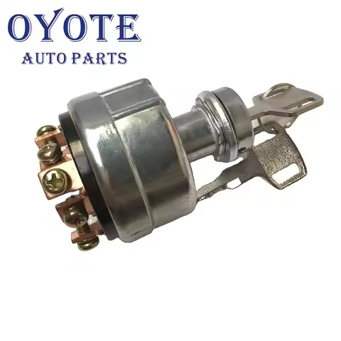 For Hitachi Excavator EX200-1 Motorcycle Ignition Starter Key Switch 4 Position 6 Terminal 2 Keys Ig