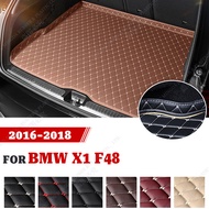 Car Trunk Mat For BMW X1 F48 2016 2017 2018 Custom Waterproof Non-Slip Auto interior Accessories