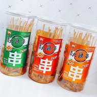 After 80 Nostalgic Snacks Little Five Brothers Barreled Spicy Strings Spicy Bean Skin Strings Childh