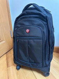 Swiss Gear 黑色拉桿背包拖拉喼旅行袋背囊款