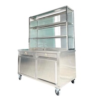Steling Jualan Makanan Steling Stainless Steel Steling Kaca Steling Rak Kaca Jual Makanan