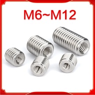 Inlay nut 304 stainless steel inner and outer teeth nut, thread transfer nut, variable diameter scre