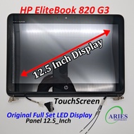 HP TouchScreen Display Panel Elitbook 820 G3 12.5-Inch Laptop LED Screen With HP Top Casing