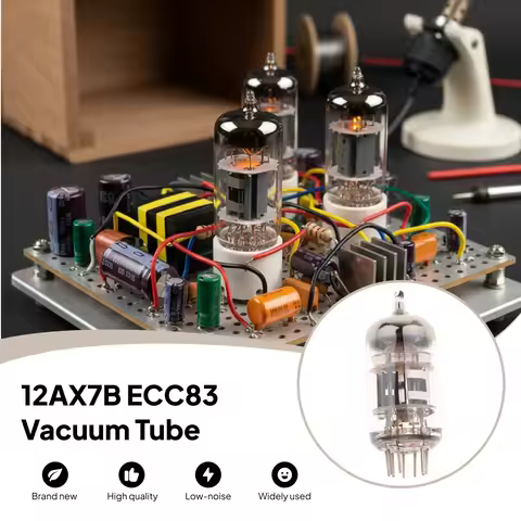 12AX7B ECC83 Vacuum Tube Electronic Audio Tube for Guitar Amplifier Mini Pre-amp Equipment Replaceme