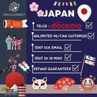 JAPAN ESIM TRAVEL【4G/5G🔥】【DAILY500MB/1GB/2GB/3GB】【3/5/7/10/15/30Days】