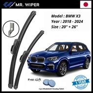 🔥MR WIPER🔥 BMW X3 G01 (2018-2024) MR WIPER JAPAN TECHNOLOGY WIPER BLADE WINDSCREEN WIPER