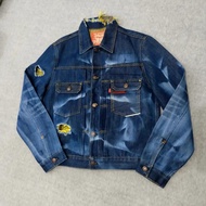 Jaket Levis selvedge x Clot size 38(M) not Nudie Momotaro Dolce Gabban