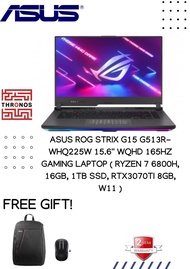 Asus ROG Strix G15 G513R-WHQ225W 15.6'' WQHD 165Hz Gaming Laptop