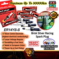 Brisk Silver Spark Plug Porsche 911 3.8 Turbo Cayenne Panamera Subaru EJ20 Car Ignition Parts ER14YS