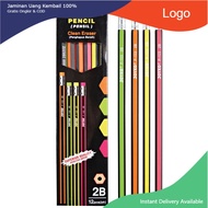 Remover Pencil / JOYKO Pencil P-103 / 2B / 1 BOX 12 PCS Computer Test