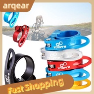 ARQEAR529453อัลลอยด์จักรยานเสือภูเขา MTB จักรยานถนน BMX อะลูมิเนียมตัวยึดเบาะจักรยานหนีบขาตั้งเบาะจักรยานแบบปลดได้อย่างรวดเร็ว