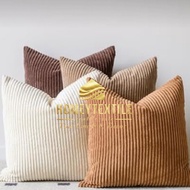 Cushion Cover Aesthetic Corduroy Sofa Cushion Cover 30x30 35x35 40x40 45x45 Homey Textile