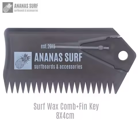 Ananas Surf Wax Comb Surfboard SUP Wax Remove Comb With Fin Key for Water Sports Surf