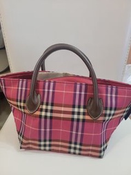 Burberry London Blue Label 格紋手提包