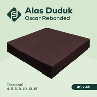 Seat Cushion Rebonded Foam Square Seat Cushion Size 45cm x 45cm OSCAR Chair Cushion Seat Cushion