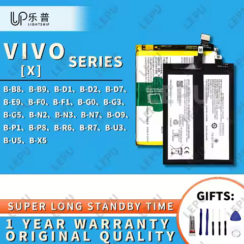 Battery Replacement VIVO X9I X20 X21A X23 X27 X50 X60 X70 X80 X90 Original Battery VIVO X50 X60 X70 