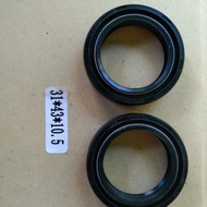 oil seal 31x43x10,5/sil shockbreaker depan viar lama.(sepasang)