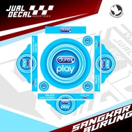 Stiker Tebok Lovebird animasi Decal DUREX PLAY Sangkar Pleci Helopet Variasi