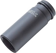 TOP PT-423SL T-423SL Deep Socket, For Impacts, 0.9 inches (23 mm), Total Length 3.3 inches (85 mm), 