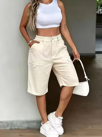 Ladies' Fashion Streetwear Casual Women's Shorts