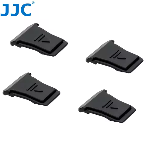 JJC 4Pack Hot Shoe Cover Cap Protector for Canon EOS R50 R10 R8 R7 R6 Mark II R5 Mark II R5C R3 Came