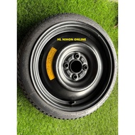(USED) SPARE TYRE TAYAR T105/70D15 PCD 100  4H