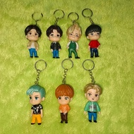 GANTUNGAN BTS Action Figure Chibi K-Pop Keychain BTS figure