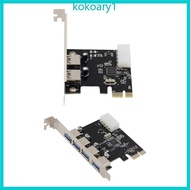 KOKO 2 4 Port PCIE to USB3 0 Expansion Card USB3 0 2 4 Port PCIE Card for PC
