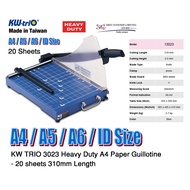 KW TRIO 3023 Heavy Duty A4 Paper Guillotine - 20 sheets 310mm Length (Paper Cutter, Paper Trimmer, H