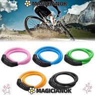 MAGICIANOK Bike Lock Cable Chain Bike Accessories Cycle Security Padlock