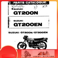 Buku Manual Parts Suzuki GT250 X7 atau GT200 X5 secara PDF