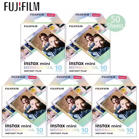 Fujifilm Instax Mini Film Instax Mini 13/12 Instax Mini MERMAID TAIL Film For Fuji Mini Link+ EVO 40