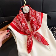 Square silk scarf for women 70 70x70cm AlaraByLove bandana, beautiful, high-quality head covering to