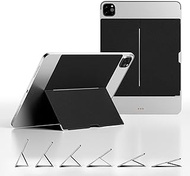 EISSCCE Adhesive Tablet Stand, Flat Invisible iPad Stand, Adjustable Universal Tablet Stand, Compatible with Tablets Up to 7.9-8.3 Inches(Black)