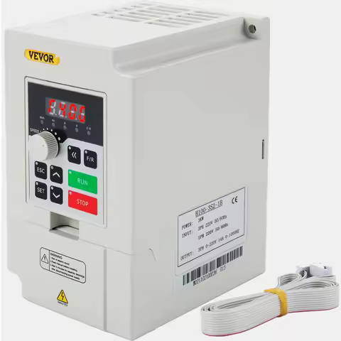 SucceBuy 2.2/3/4/7.5KW VFD Frequency Inverter 110V/220V 1/3P Input 3P Output Variable Frequency Driv