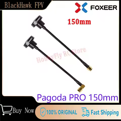 FOXEER Pagoda PRO 150mm 5.8GHz 3dBi Omni FPV Antenna RHCP SMA for RC FPV Racing Freestyle Drones VTX