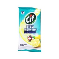 Cif - Wet Wipes Lemon Flavor 30 pieces