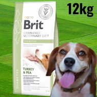 Brit DIABETIC TURKEY AND PEA 12KG Dog Dry Food