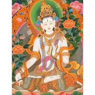 H123 White tara White tara Thangka Painting HD Inkjet Copying Electronic Picture Material