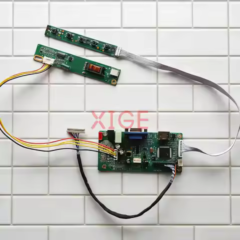 For LP133X8 LP133X7 UB133X01 LP133X09 LCD Monitor Controller Drive Board Kit DIY LVDS 20-Pins 1024*7