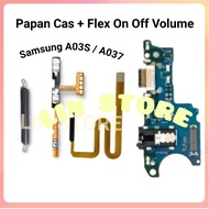 Original FLEXIBLE CHARGER A03S / A037 FLEXIBLE CHARGER CONNECTOR ON OFF VOLUME SAMSUNG A03S / A037