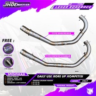 Original Jhoe Muffler Roadrace type Sonic 150 Supra GTR 150 Motorcycle Exhaust Header