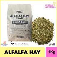 Franny & Friends Alfalfa Hay 1KG Rabbit Hay Rabbit Food Guinea Pig Hay Guinea Pig Food