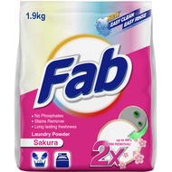 Fab Powder Detergent Sakura 1.9Kg