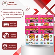 Book - 1088 Intellectual Development Puzzles for 3 - 4 Years Old Kids Activity Book Set of 4 Books